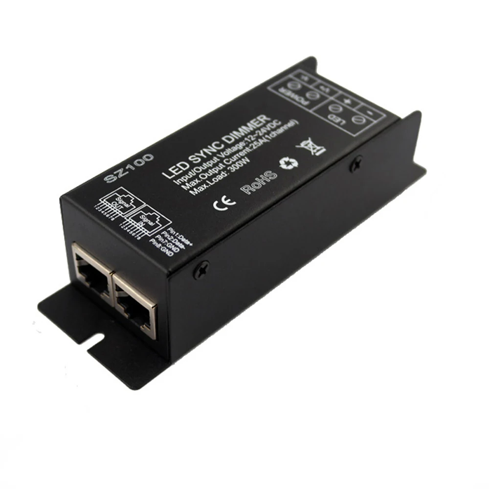 14-keys-RF-Wireless-LED-Controller-1CH-25A-12V-24V-DC-Synchronously