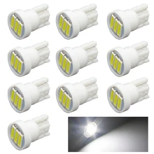 10x T10 3-7020 SMD светодиодный Белый свет светодиодный светильник dc 12v для купольной фестоны, лампы номерного знака, двери, багажника, лампы для ног