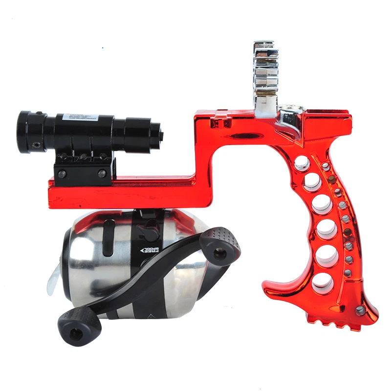 

Athletic Slingshot Metal Alloy shot fish set fishing Powerful Slingshot Laser Aiming Archery Outdoor Hunting shooting catapult