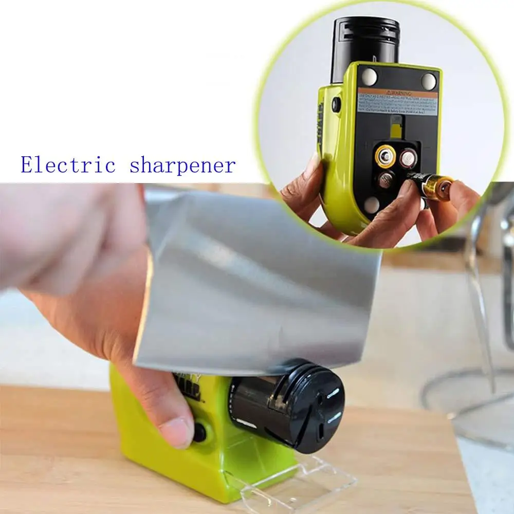 Electric Ceramic Knife Sharpener Sharpening Stone Kitchen Tool