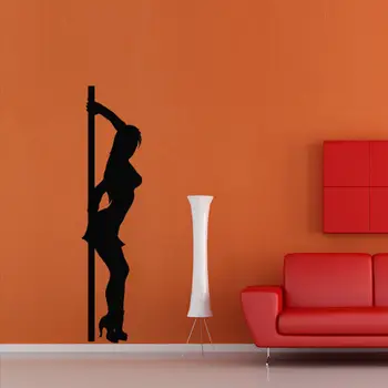 

Wall Decal Girl Pole Striptease Dancing Restaurant Bar Club Entertainment