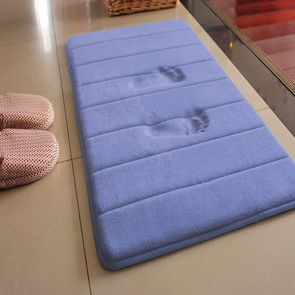 

40*60cm Mat Bath For Bathroom Non Slip Memory Foam Bath Mat Rugs Carpet