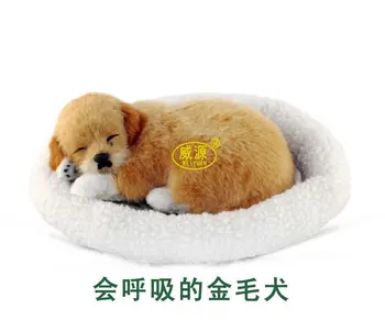 

pampered petz mate breathing dog Golden Retriever cute toy sleeping emulational mini lifelike lively visual vivid