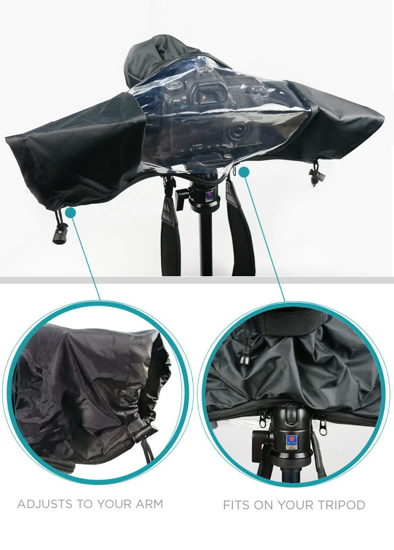 Водонепроницаемая непромокаемая Пыленепроницаемая дождевая крышка Roadfisher для DSLR
