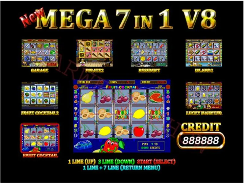 Новый Мега 7 в 1(40 96%) печатная плата Crazy Monkey фрукты коктейль гараж счастливое