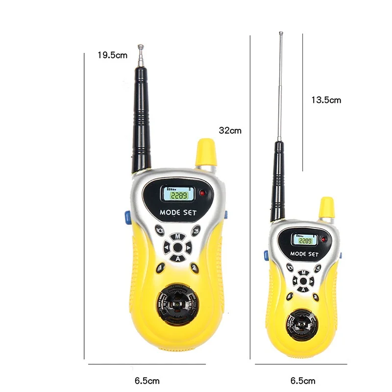 2 шт./лот Портативный переговорные электронный рации игрушка мини двусторонней Радио мультфильм игрушки электронные игры для детей Подарки