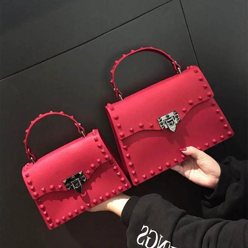 

2019 New Women Messenger Bags Luxury Handbags Women Bags Designer Jelly Bag Fashion Shoulder Bag Females PU Leather Handbags
