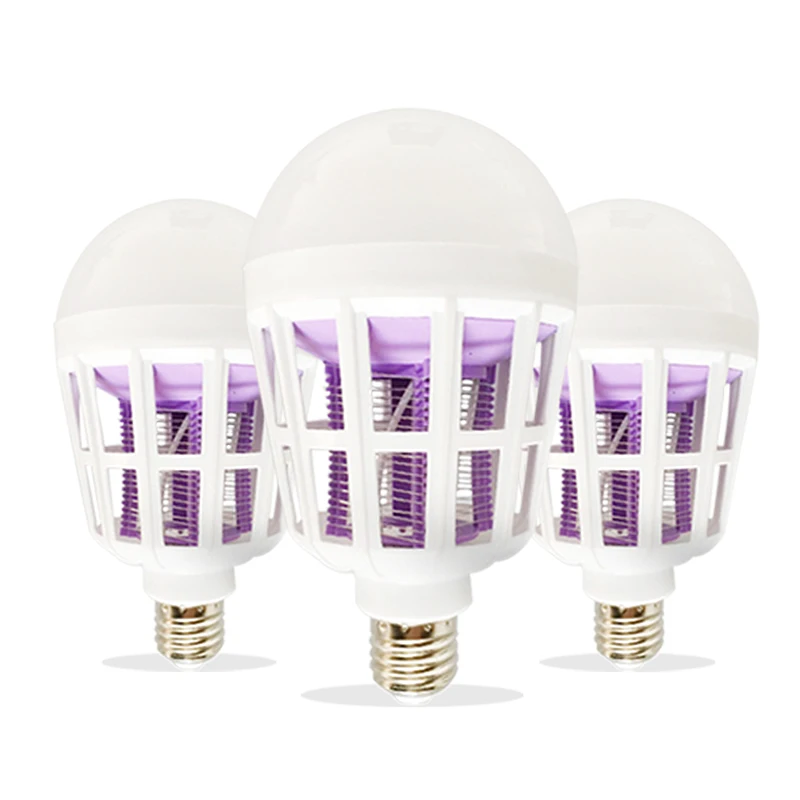 1pcs E27 15W LED Bulb 220V Home Practical Mosquito Killer LED Night