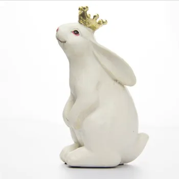 

Cute Resin Rabbit Home Decoration Creative Gifts Crafts Living Room Bookcase Home Decoration Trinkets Home Fashion Decoration