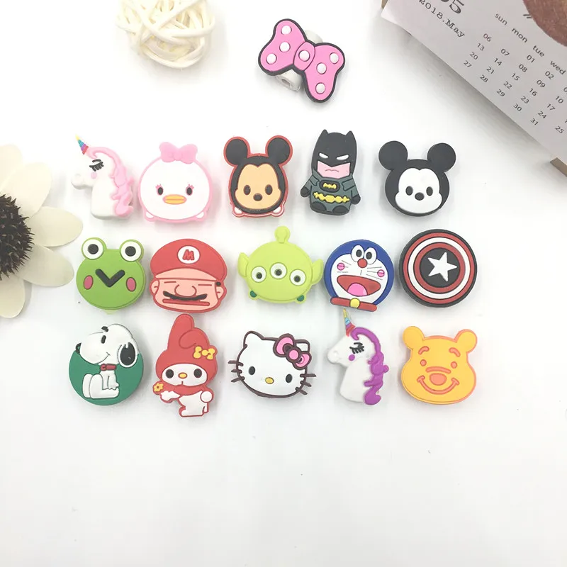 10pcs Cartoon USB Cable Protector Management Data Line