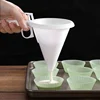 Entonnoir de pâte à crème à main pratique chocolat Fondant distributeur séparateur entonnoir crème glaçage bonbons cuisson entonnoir outils ► Photo 1/6