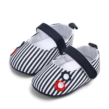 

Baby Girls Shoes Newborn First Walkers Baby Shoes Soft Soled Non-slip Toddler Girl Footwear Shoes Cotton Fabric