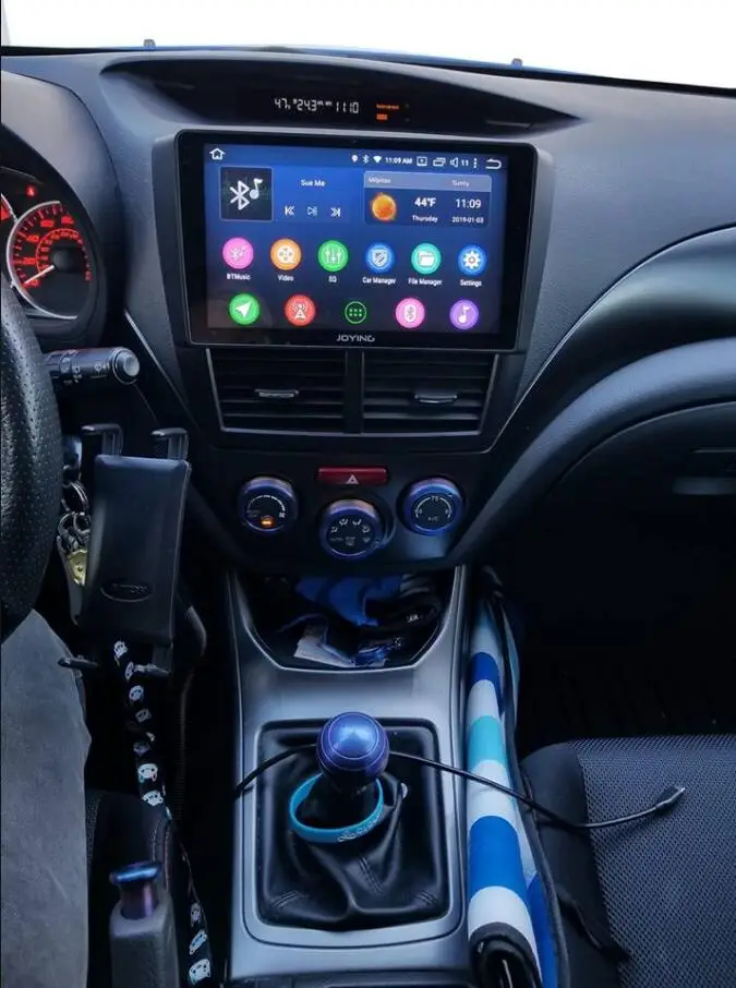 Discount JOYING 2 din Android 8.1 car radio player for Subaru Forester 2008-2012 built in DSP support Android auto stereo GPS head unit 5