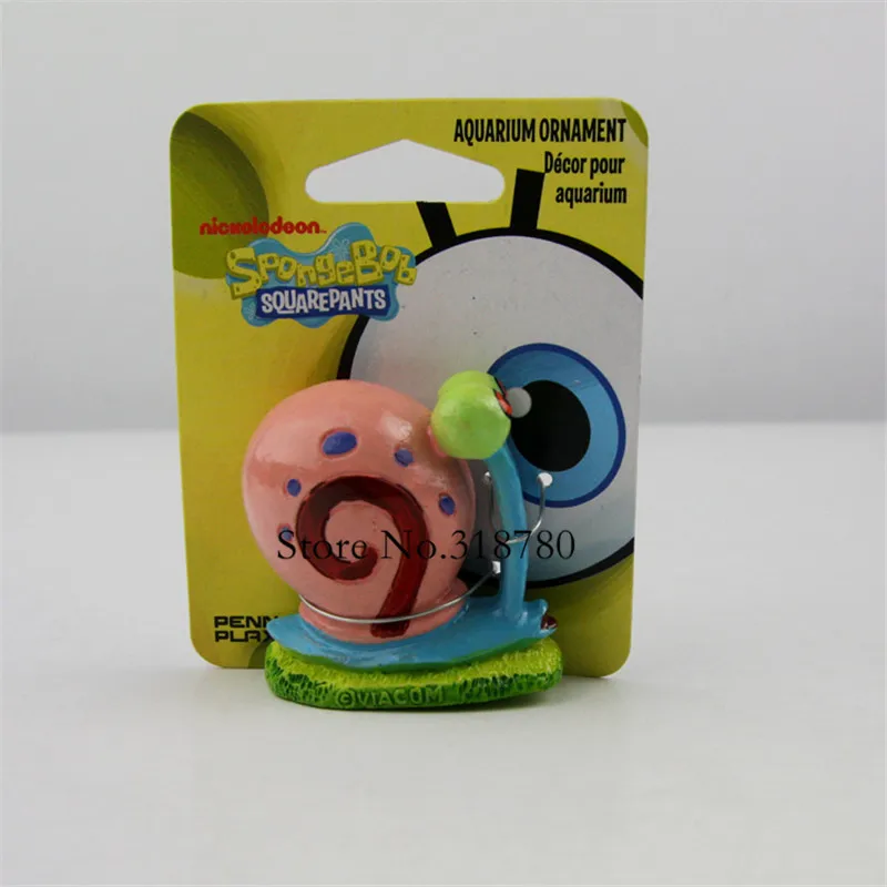 NiCE 5cm /2'' H Small SpongeBob Gary Snail Home Fish