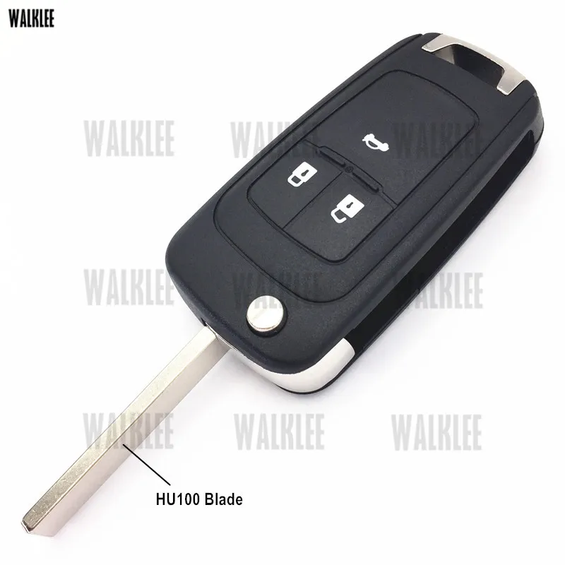 Пульт дистанционного управления WALKLEE для Chevrolet Aveo Cruze Malibu Sail Spark ID46 3 кнопки 315 МГц/433
