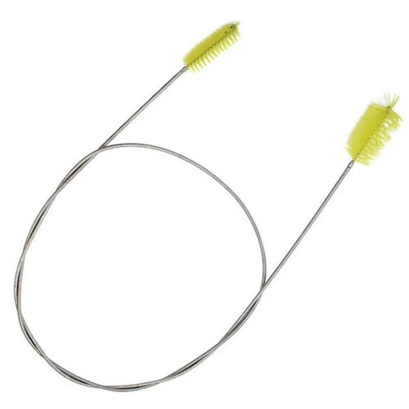 61" Flexible Tube Brush Double Head Aquarium Filter Pump Pipe Fish Tank Spring Hose Cleaning Tool