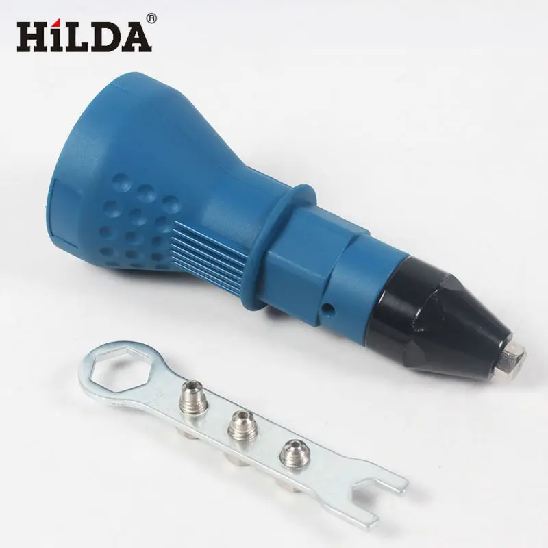10PCS Electric Rivet Nut Gun Riveting Tool Cordless Riveting Drill Adaptor Insert Nut Tool