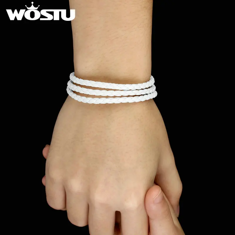 Браслет унисекс из искусственной кожи с магнитной застежкой 60 см|leather wrap bracelet|wrap