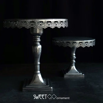 

Silver cake stand for 10/12inch fondant cake decorating tools wedding backing accessories bakeware Kitchen suppliers