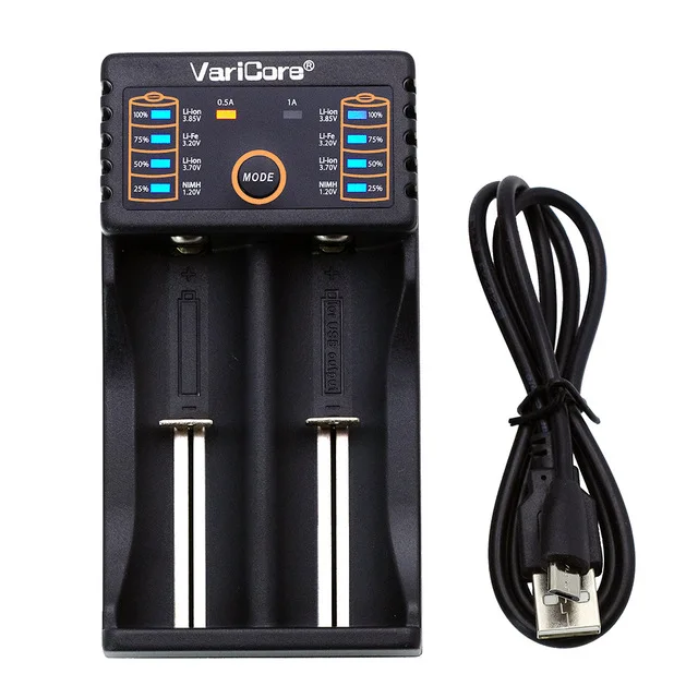 VariCore V20i 18650 1 2 V 3 7 85 зарядное устройство для никель-кадмиевых или никель-металл-AAA