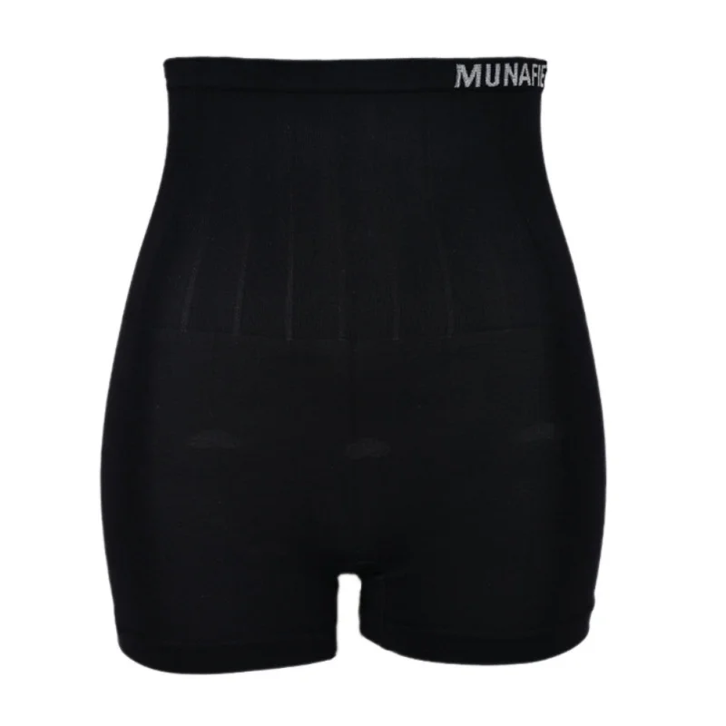 

Women's Safety Pants High Waist Tummy Hip High Elastic Thread Solid Color Safety Pants