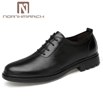 

NORTHMARCH Men's Dress Shoes Luxury Brand Genuine Leather Men Shoes Big Size Business Shoes Sapatos Social Zapatos Hombre Formal