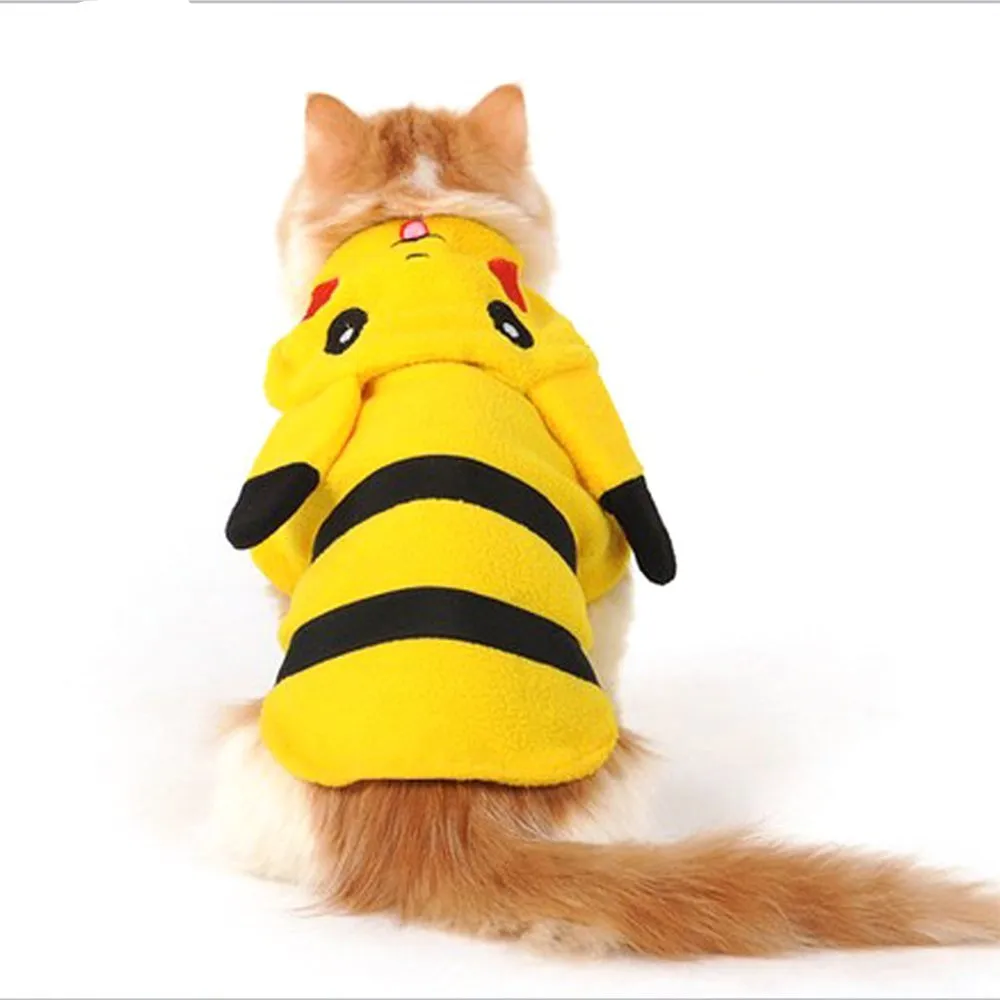 

Two Legs Cartoon Pikachu Pet Costume Dog Clothes Jumpsuits for Halloween Outfit