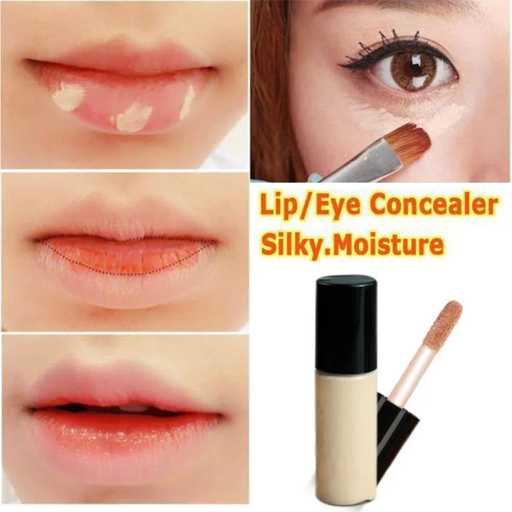 

Professional Moisture Hide Blemish Silky Liquid Concealer Lip Dark Eye Circle Cover Stick Long Lasting makeup
