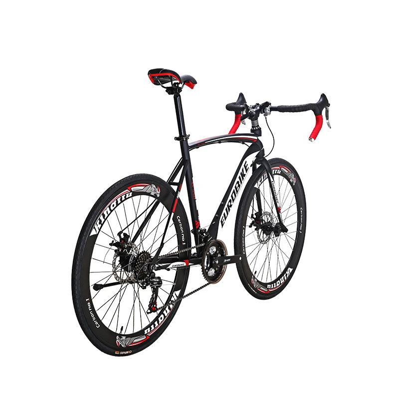 Clearance Discounted EUROBIKE 21 Speed 700C Road Bicycle Dual Disc Brake Road Bike Frame size 54cm Road Bicycle 2020 2