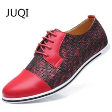 JUQI/ г.; мужская повседневная обувь; мужская клетчатая обувь; кожаные лоферы в стиле пэчворк; мокасины; мужские мокасины; резиновая обувь; большие размеры 49-50