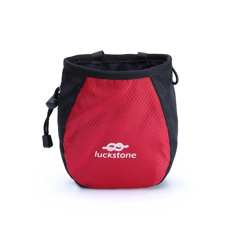 Female Rock Climbing Chalk Bag Sports Terylene Bag Outdoor Fitness Gym
