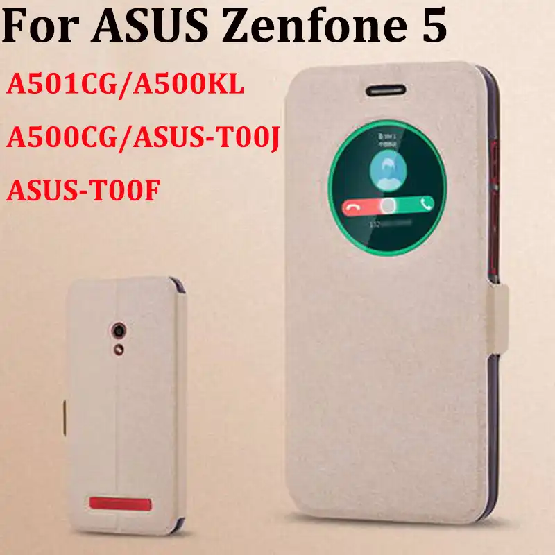 オープン窓カバー Asus Zenfone5 Asus Zenfone 5 5 A501cg A500kl A500cg Asus T00j Asus T00f 革電話ケース 電話用緩衝材 Aliexpress