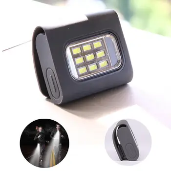 

USB Charging COB LED Clip-on Work Light Magnetic Hook Portable Inspection Engineering Spotlight Night Running Riding Light Lamps