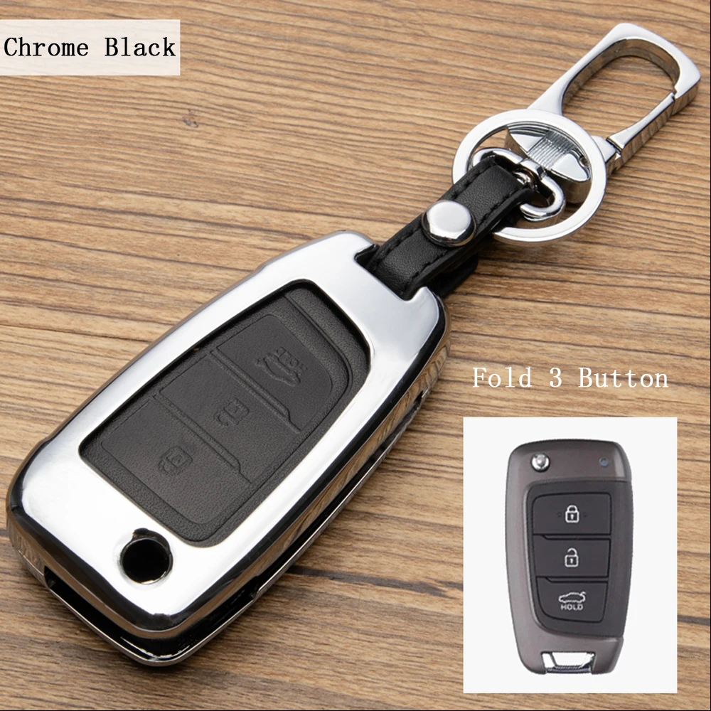

Hight quality Key Fob Shell Cover Case For Hyundai Elantra Solaris i30 i35 i40 Tucson Kona 2015 2016 2017 2018 2019 keychain