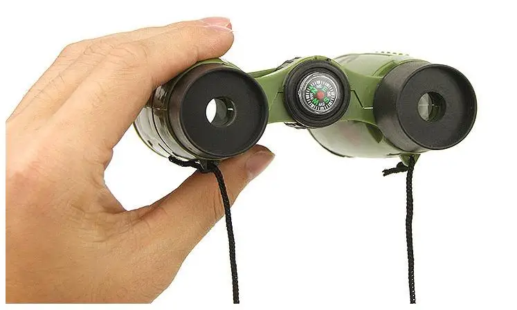 Exploring Ability Developing Climbing Unisex Binoculars Boys Military Color Equipment Model With The Outdoor Toys For Children professional monocular 12x50 powerful binoculars zoom great handheld telescope lll night vision binoculars military monocular