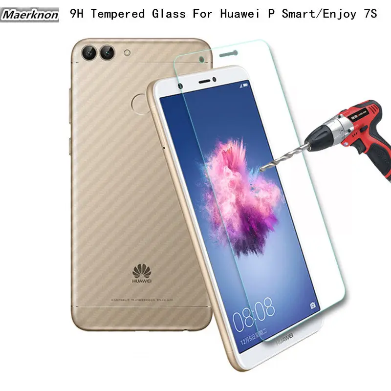 Maerknon закаленное стекло для huawei enjoy 7 s p-smart screen защитный подходит подходящего