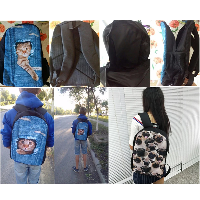 FORUDESIGNS Sunflower Floral 3D Print Fashion School Bags Teen Girls Durable Shoulder Backpacks Laptop Bagpack for Kids Daypacks
