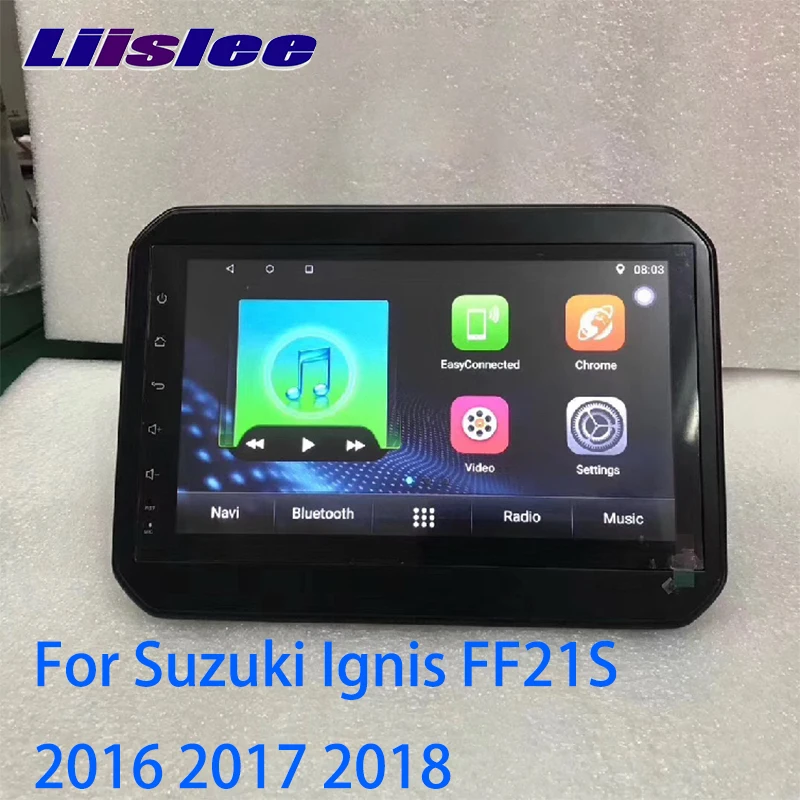 Discount LiisLee Car Multimedia GPS Audio Radio Stereo For Suzuki Ignis FF21S 2016 2017 2018 Original Style Navigation NAVI 0
