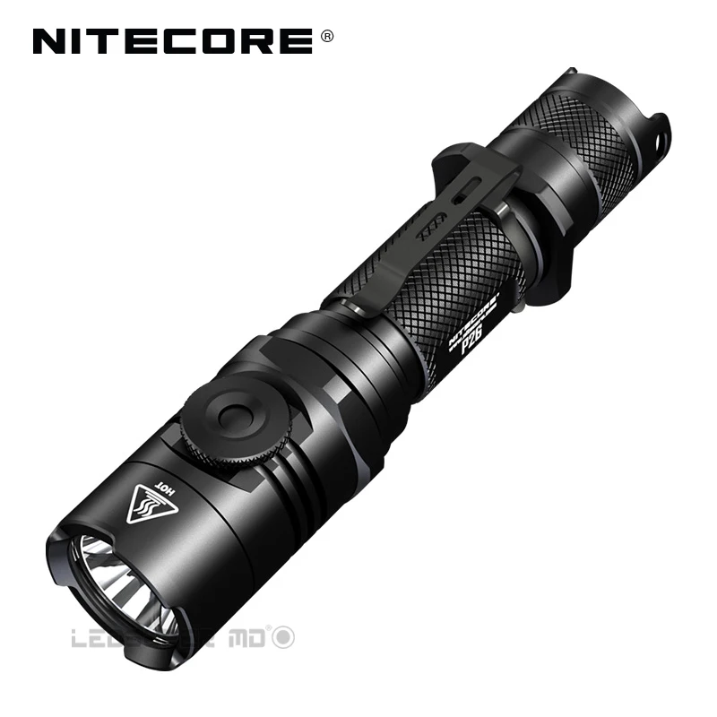 Nitecore P26 1000 люменов CREE XP-L HI V3 светодиодный тактический фонарь с бесступенчатой яркостью