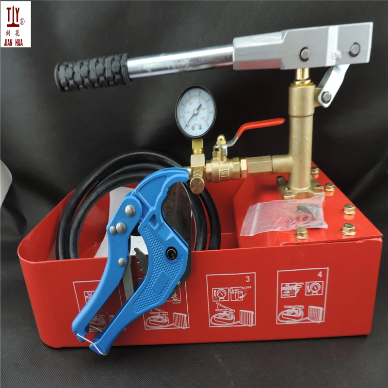 Hydraulic Test Pump with Tank and 42mm cutter Hand movement 7.0Mpa
