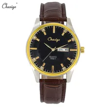 Chaxigo Fashion simple stylish Top Luxury brand Watches men strap band Quartz-watch thin Dial Clock man 2016 Free Shipping