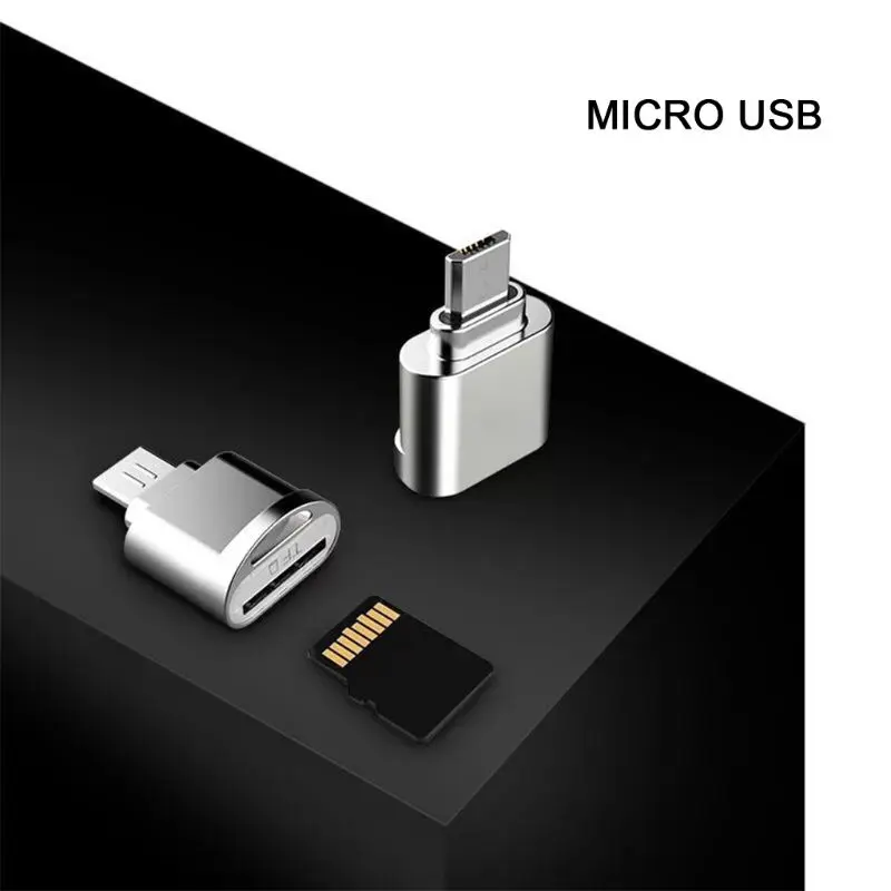 

Micro USB OTG TF Micro SD Card Reader Adapter For Samsung Xiaomi Huawei HTC Android Smart Phone Tablet