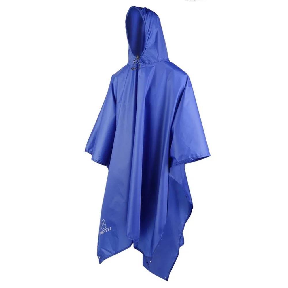 3 in 1 Waterproof Raincoat Outdoor Travel Rain Poncho Jackets Backpack Rain Cover with carry