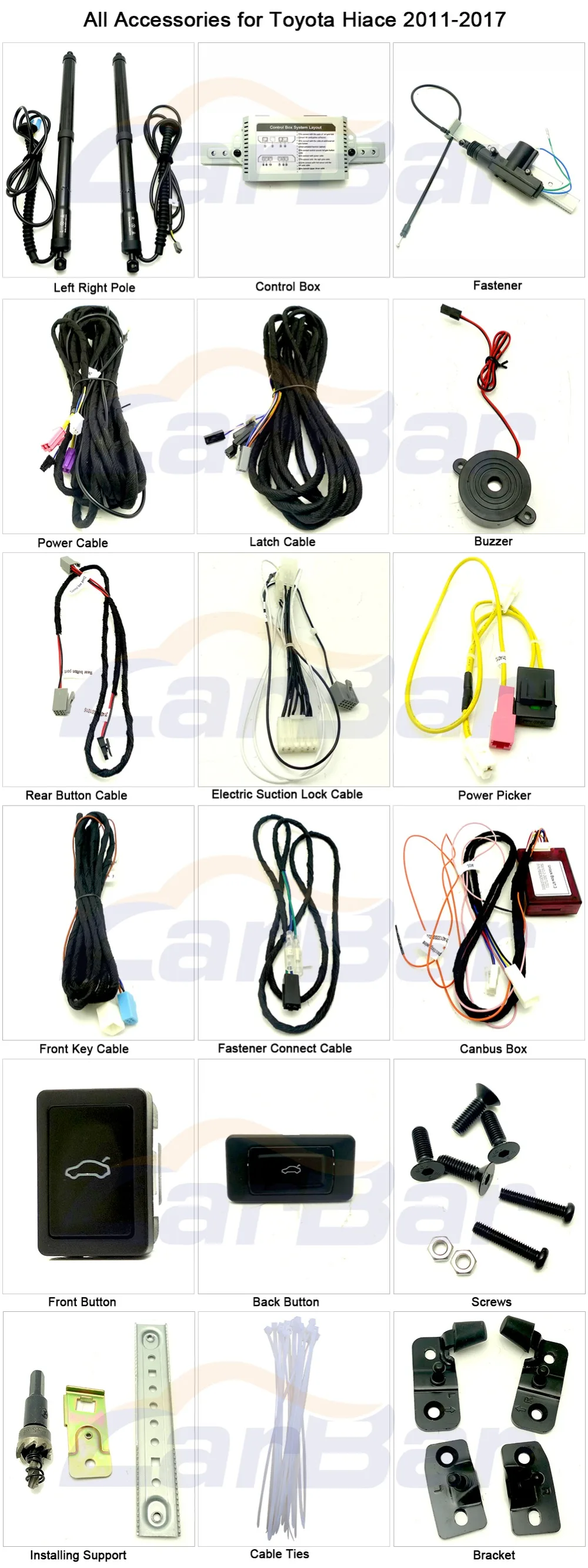 Electric Tail gate lift special for Toyota Hiace (7)