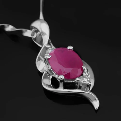 Колье ожерелье Qi Xuan_Red Stone цветок кулон ожерелье_ Настоящее ожерелье_ качество eded_производитель напрямую