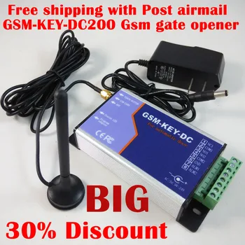 

Free shipping GSM-KEY-DC200 GPRS server support Two relay output and two alarm input port GSM gate opener