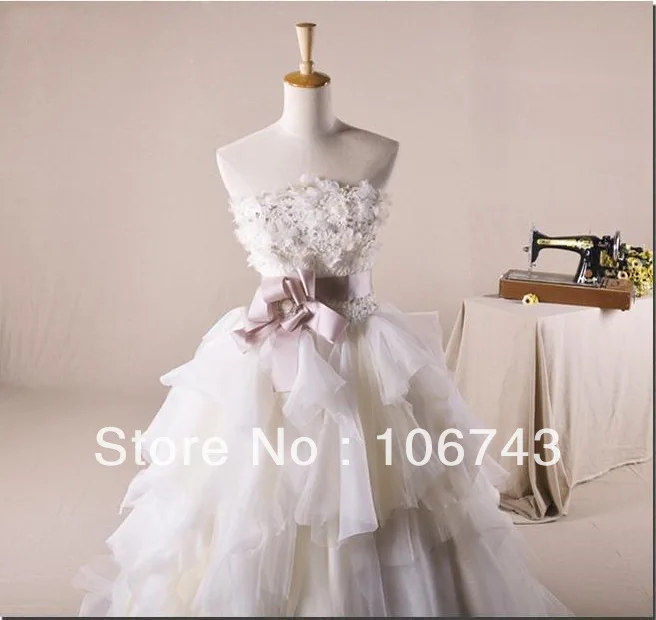 Бесплатная доставка 2016 новый дизайн новый стиль сексуальные кружева платье невесты sweet принцесса Пользовательские плюс свадебные платья