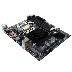 X58 для рабочего стола материнской платы Lga 1366 4-Каналы Ddr3 32Gb оперативной памяти M-Sata Материнская плата для Intel E5520/L5520 X5650 Core I7