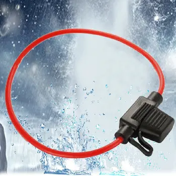 

5pcs Pack Cable In-line Auto Car Standard Blade Fuse Holder Waterproof Splash Proof for 12V 30A Fuses Car