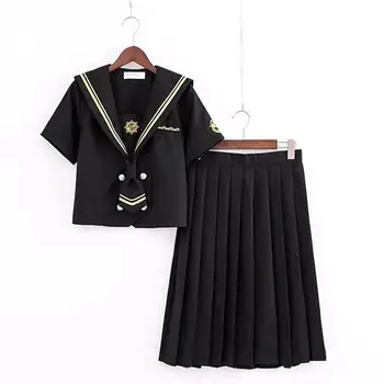 

2020 japanese jk uniforms high quality wind navy sailor suit class service uniforms school uniforms female collar